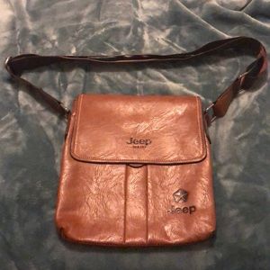 Leather cross bag